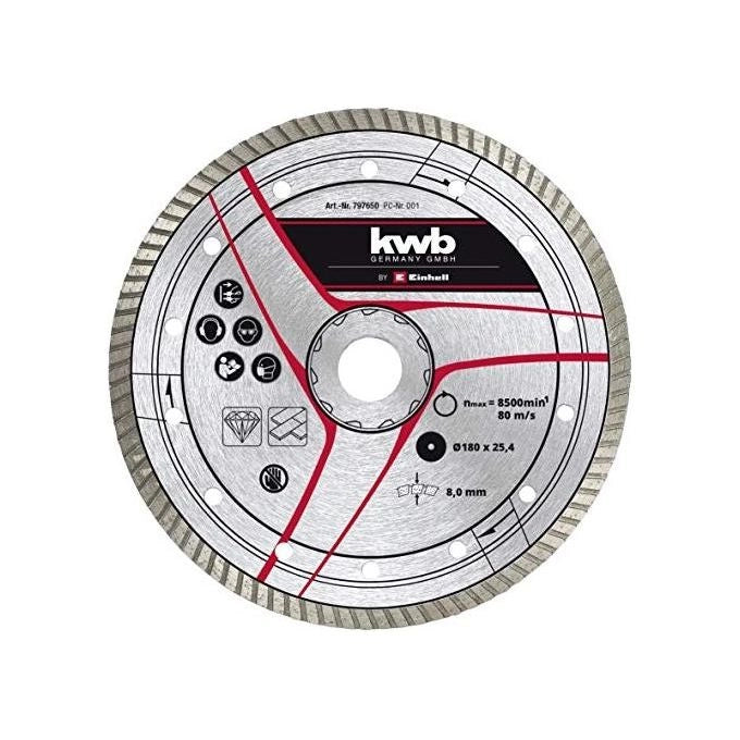 Kwb Disco Diamantato Turbo D.180X25,4 Mm