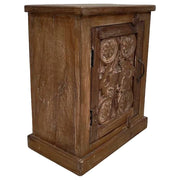 Comodino in legno fatto a mano49x28x62h cm