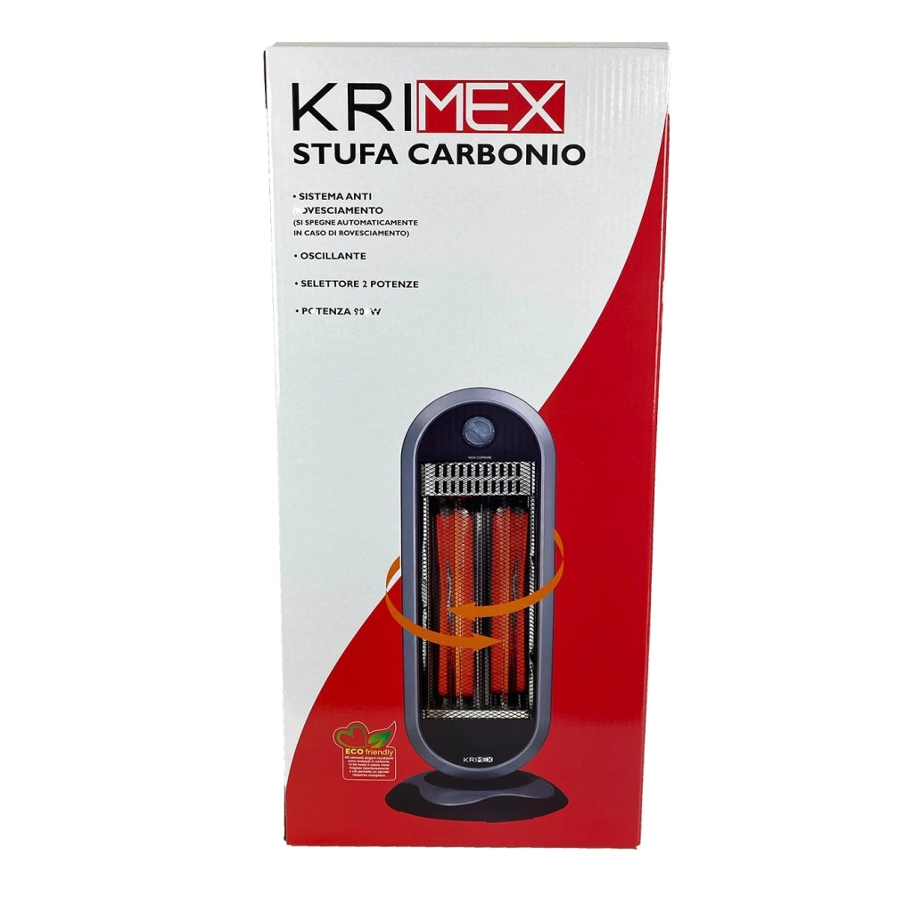 Stufa al carbonio Krimex 450/900 W