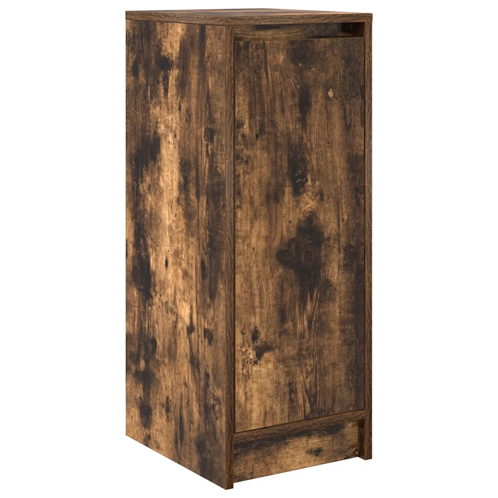 Scarpiera | Mobile per scarpe Rovere Fumo 29,5x34x76 cm in Legno Multistrato