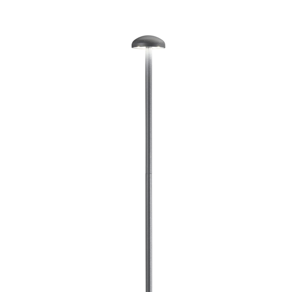 PALETTO DA GIARDINO LED DC24V PUCK ANTRACITE 3W 360LM 3000K IP65 4,2X60CM INCLUSI CAVI 300CM