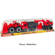 Trade Shop - Veicoli Costruzioni Mezzi Di Lavoro Escavatore Camion Giocattolo Per Bambini -