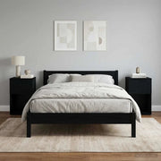 Armadietto per letto 2 pcs Rovere Nero 29 x 31,5 x 49 cm 8001100
