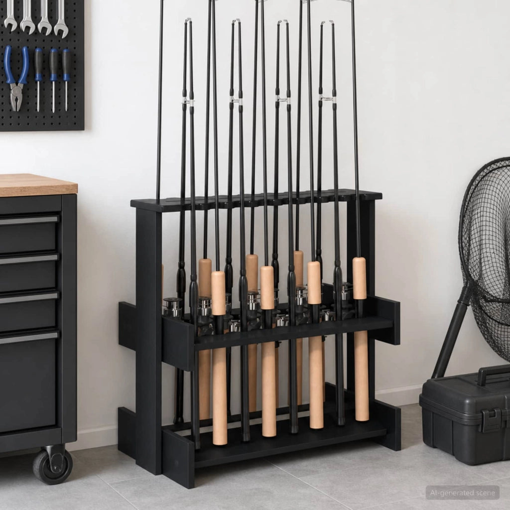 Supporto per canne da pesca Legno ingegnerizzato 3429735