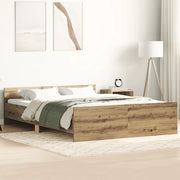 Giroletto senza Materasso-Struttura Letto Rovere Artigianale 140x190cm 236297