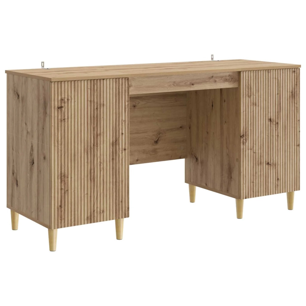 Scrivania con lo scaffale Rovere Artigianale 142,5 x 50 x 75 cm 3414602