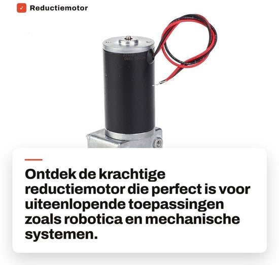 Motore riduttore ad alta coppia - 12V motore di trasmissione - motore a vite a gomito M8 - doppio asse - funzionamento silenzioso - alta precisione - motore riduttore