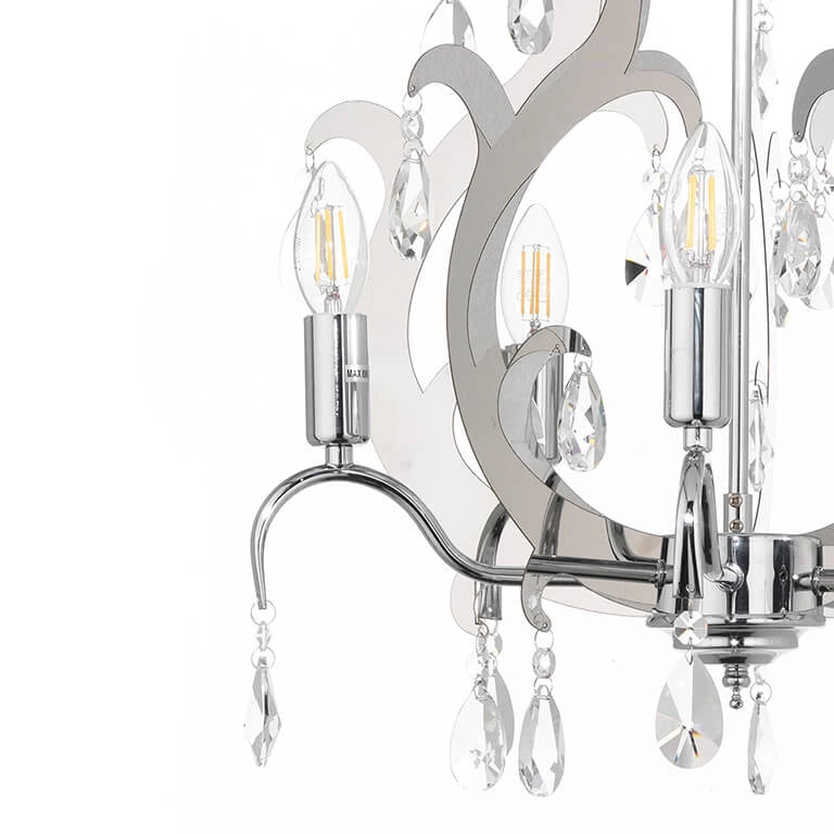 4703/5 - Lampadario Jane 5Xe14 Colore Cromo