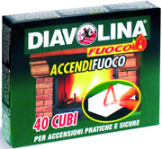 Diavolina ACCENDIFUOCO 40 cubetti 24.00 pz