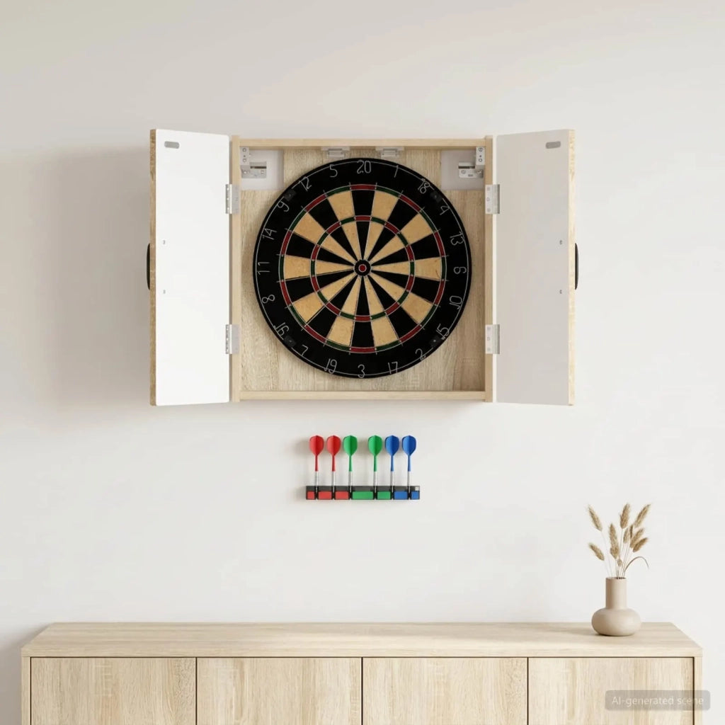 Armadio per Dartboard HAARLEM Rovere Sonoma 896887