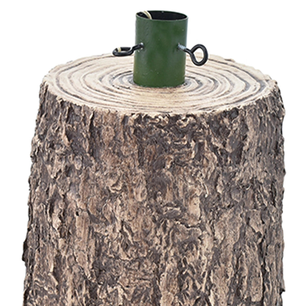 Base Supporto per Albero di Natale Tronco Natalizio 55 cm Realistico Universale