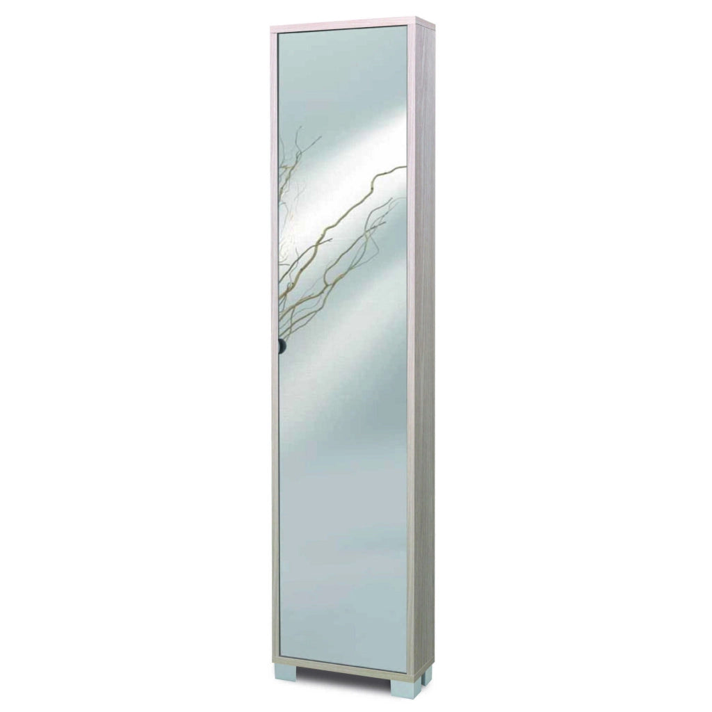 SCARPIERA OLMO 43X18XH190CM A SPECCHIO