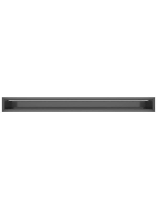 Griglia di ventilazione per camino Grafite - Loft 90x1000