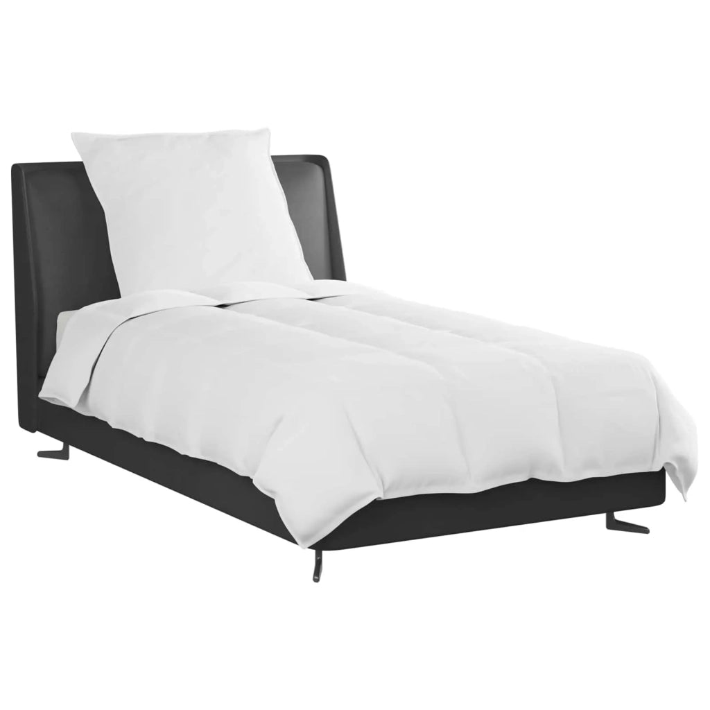 Duvet Estivo con cuscino 2 pcs Bianco Piuma d'anatra 3376256