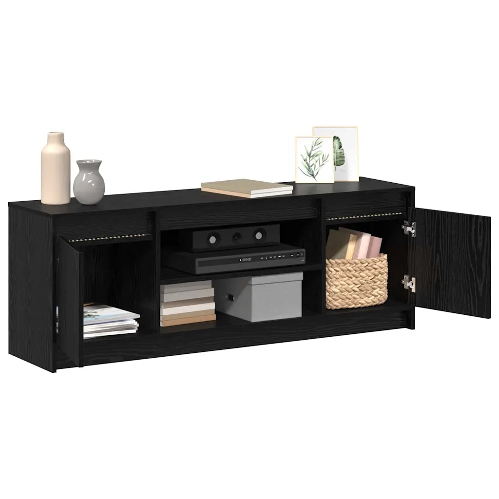 Unit¨¤ TV | Armadietto TV | Mobile Porta TV Nero 139,5 x 34 x 50 cm Legno multistrato