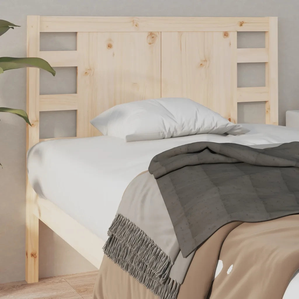 Testiera | Testata per Letto 96x4x100 cm in Legno Massello di Pino