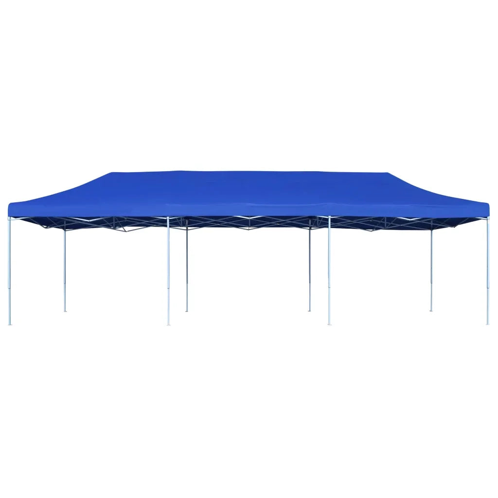 Gazebo Pieghevole Pop-Up 3x9 m Blu 44977