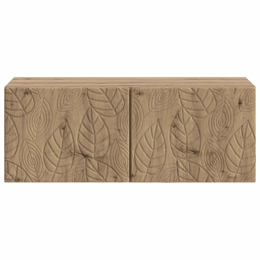 Mobile Porta TV da Muro 78,5 x 31 cm Rovere Artigianale 898894