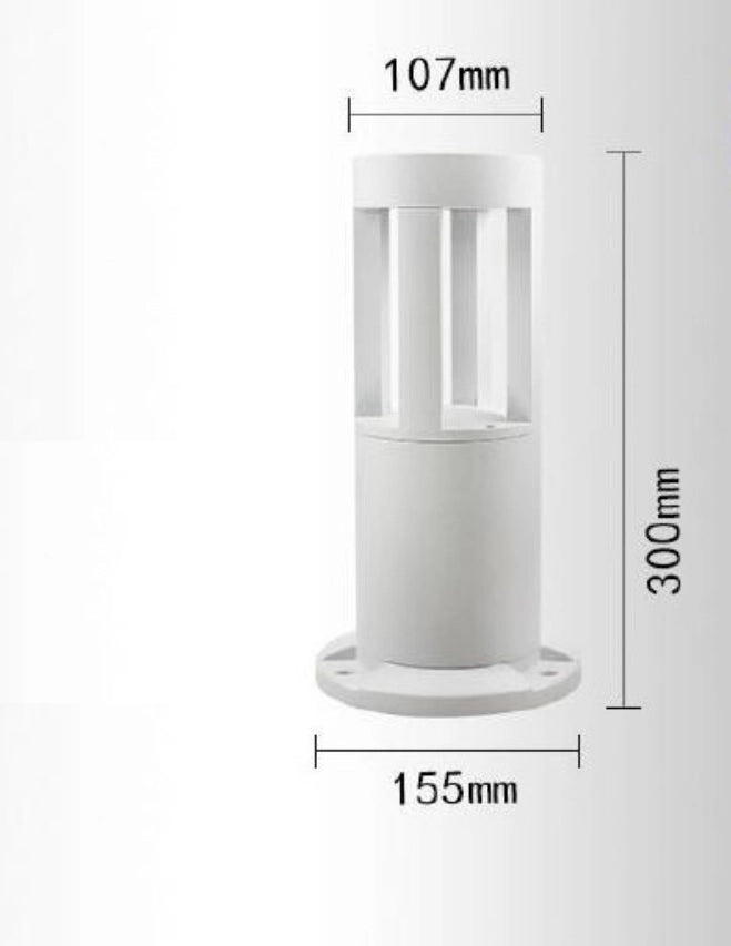 LAMPIONE PALO GIARDINO LED ILLUMINAZIONE DA ESTERNO 15W IP65 30CM LUCE CALDA DECORAZIONE PRATO PAVIMENTO VIALETTI