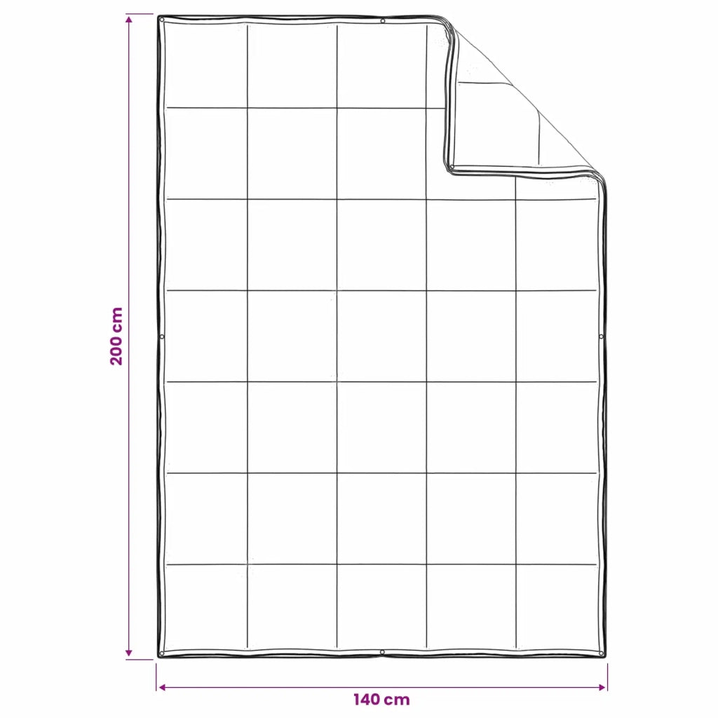 Piumone Completo Annuale Bianco 140 x 200 cm Fibra di bambù 42042009
