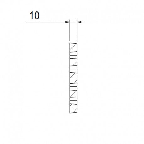 GRIGLIA IN GHISA 362x100mm