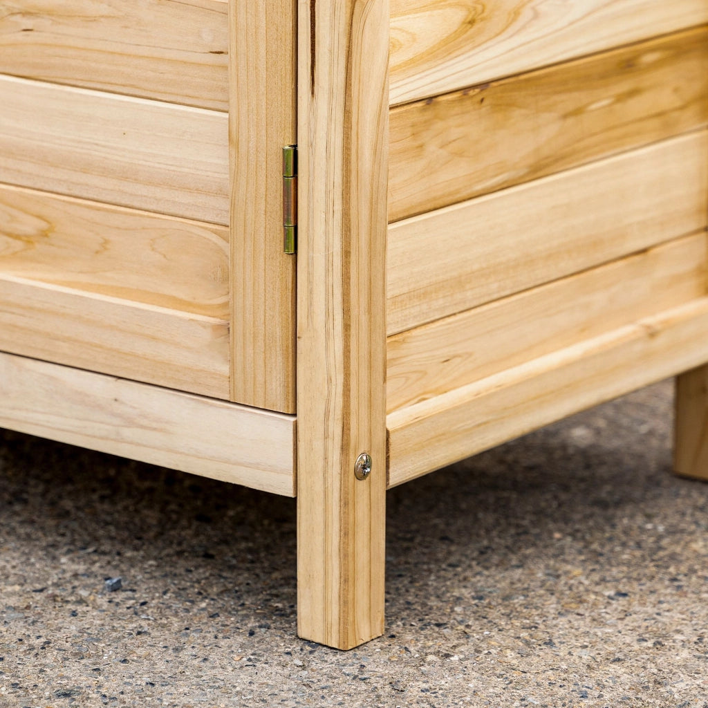 Armadietto da Giardino 2 Ante ¨C Xylo ¨C Legno Abete Esterno 83x40x92cm