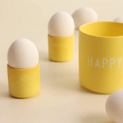 Set di 2 Ciotoline per Uova Dure e Bollite per Adulti e Bambini