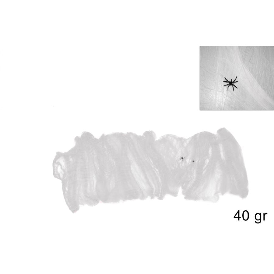 RAGNATELA BIANCA CON 2 RAGNI NERI 40 GR DI DUEESSE