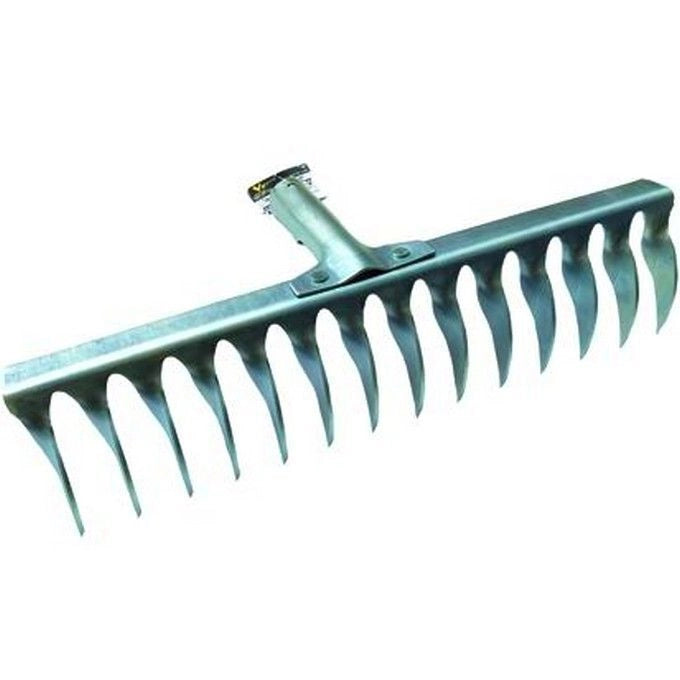 Vigor Blinky Rastrello Assolcatore Acciaio Zincato 14 Denti Attacco Conico