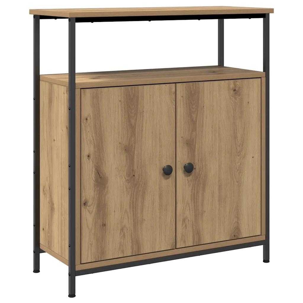 Credenza | Madia | Buffet da pranzo | Armadio da pranzo Rovere Artigianale 70x30x80 cm in Legno Multistrato