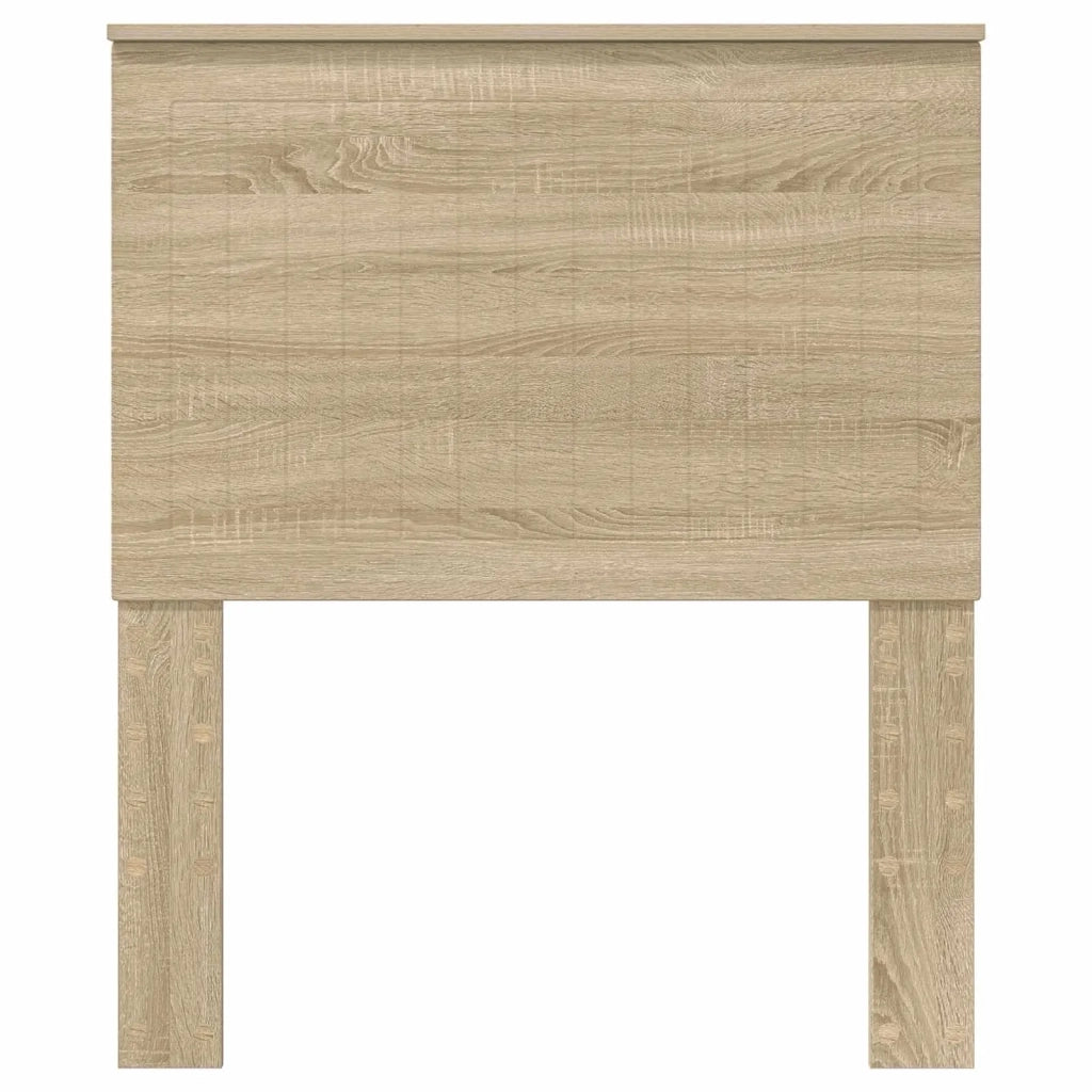Testiera | Testata con Testiera | Testata Rovere Sonoma 80 cm Legno multistrato