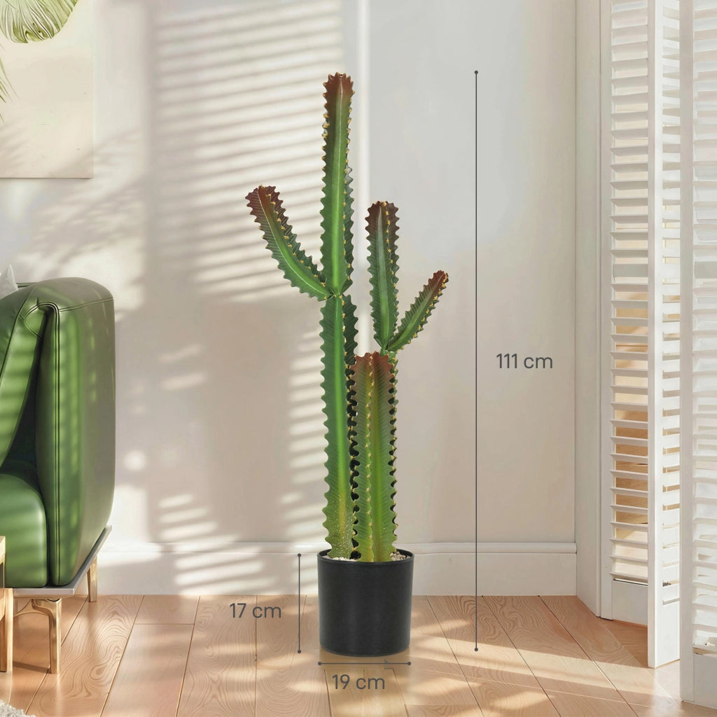 Albero Cactus Artificiale ¨C Minimal ¨C Verde 111 cm