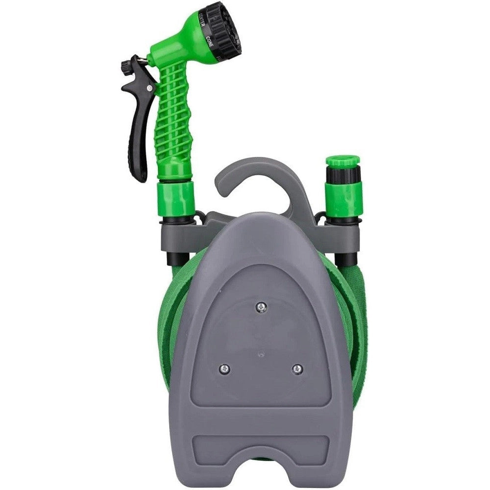 Trade Shop - Tubo Giardino Estendibile Pompa Acqua Rivestimento Elasticizzato Verde 10 Metri -