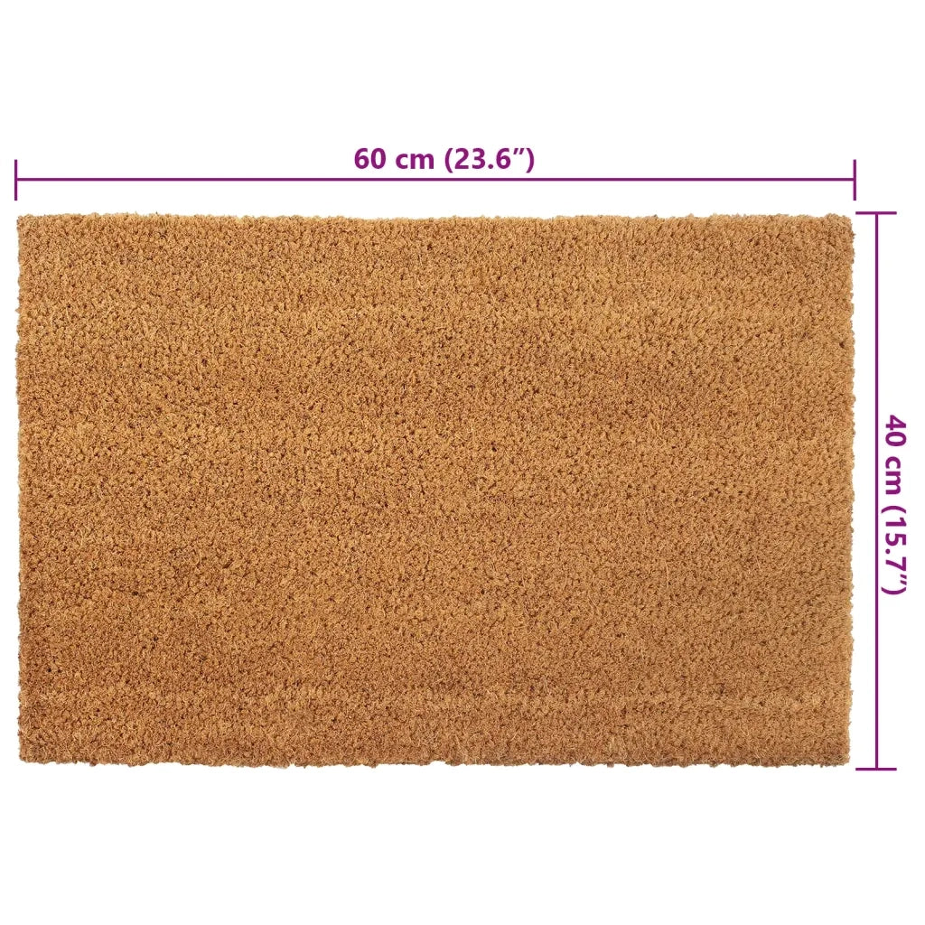 Zerbini 2 pz | Tappetino Naturale 40x60 cm in Fibra di Cocco