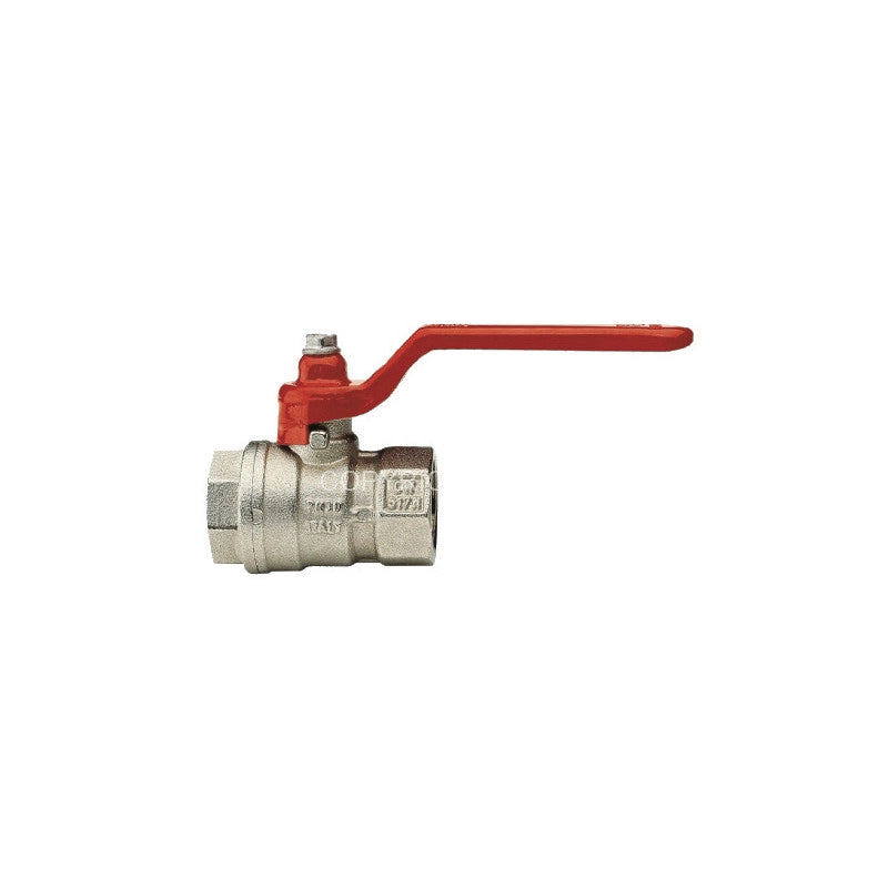 Valvola a sfera F–F 1¼" Art. 116 – ottone per impianti professionali