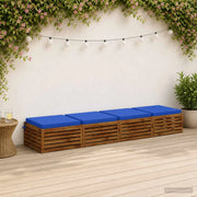 Cuscini per Sedia in 4 Pezzi SOEST 4 pz 100% Poliestere 944734
