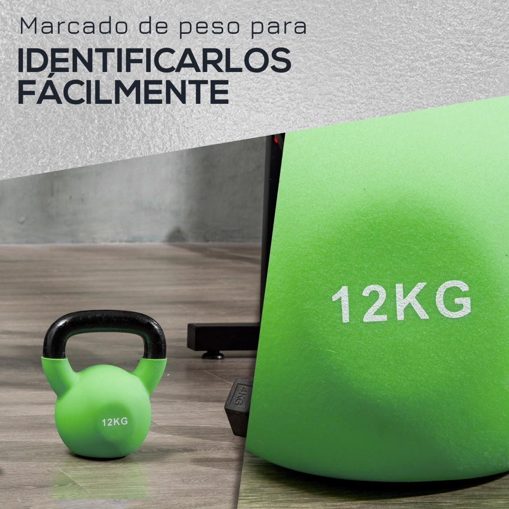 Pesa Rusa 12 kg ¨C Minimal ¨C Verde 20x13x23 cm