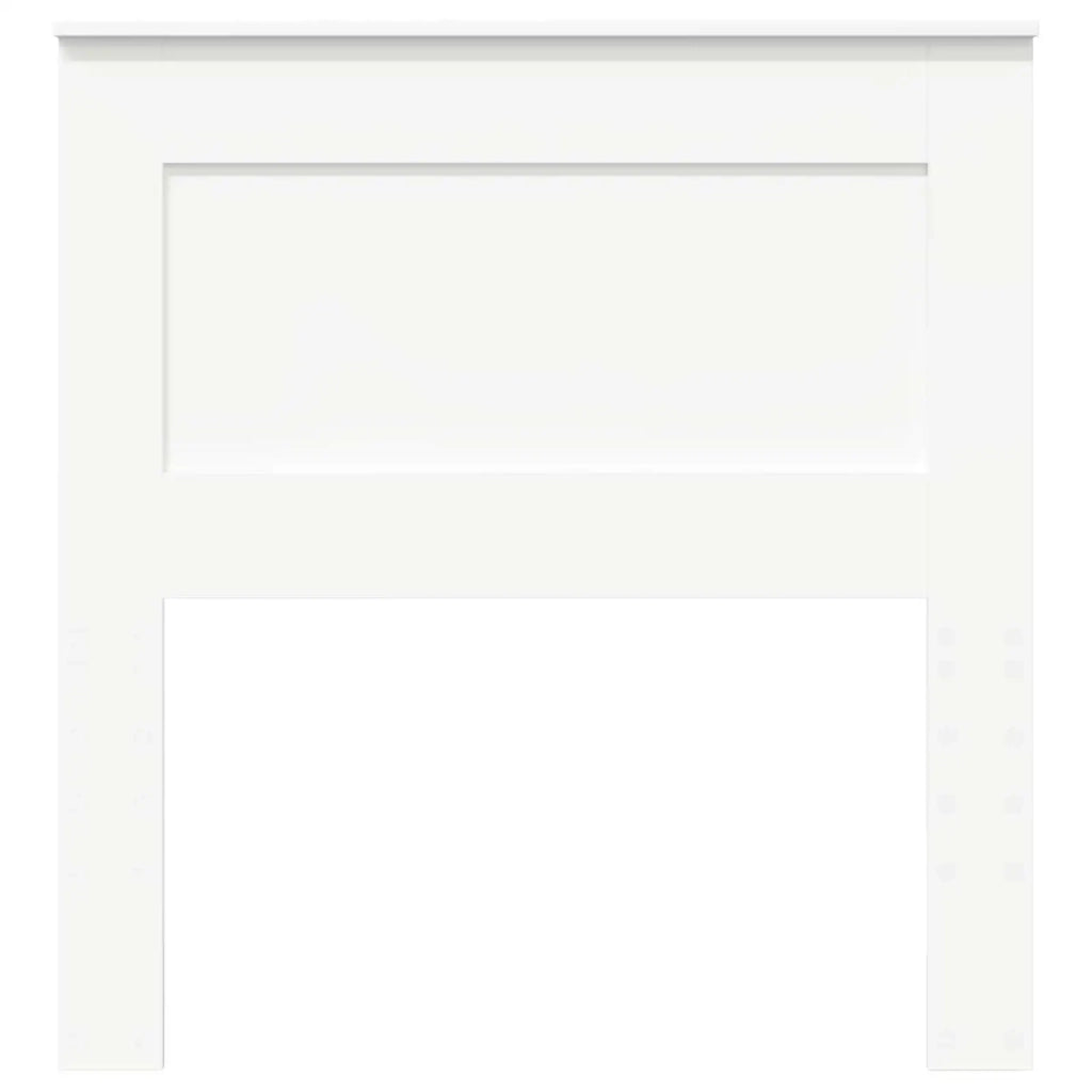 Testiera | Testata con Testiera | Testata Bianco 75 cm Legno multistrato