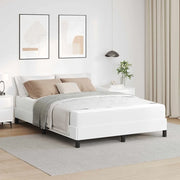 Struttura del letto-Giroletto-Rete del Letto Bianco Puro 160 x 200 cm Tessuto