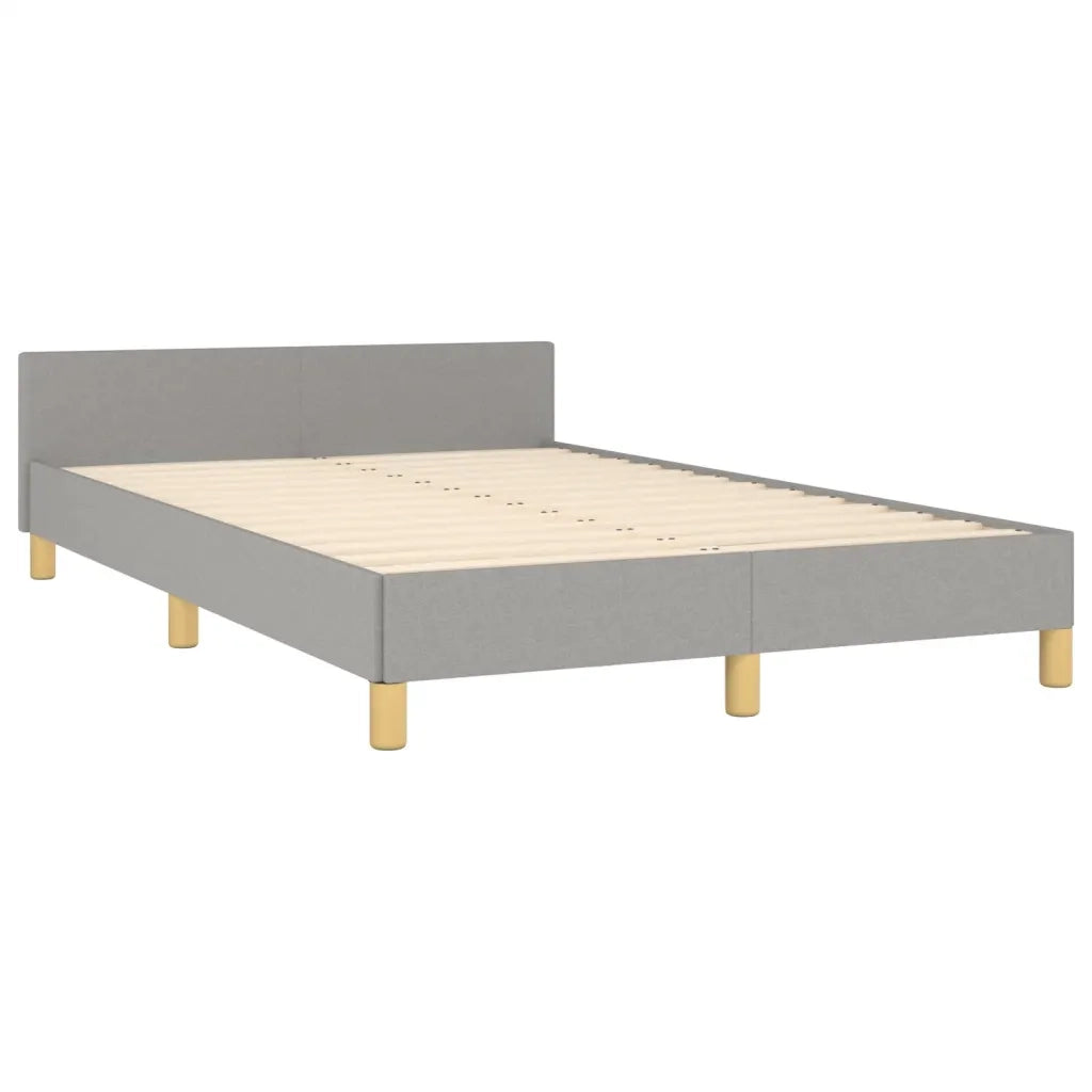 Giroletto senza Materasso Grigio Chiaro 120x200 cm Tessuto 3124879