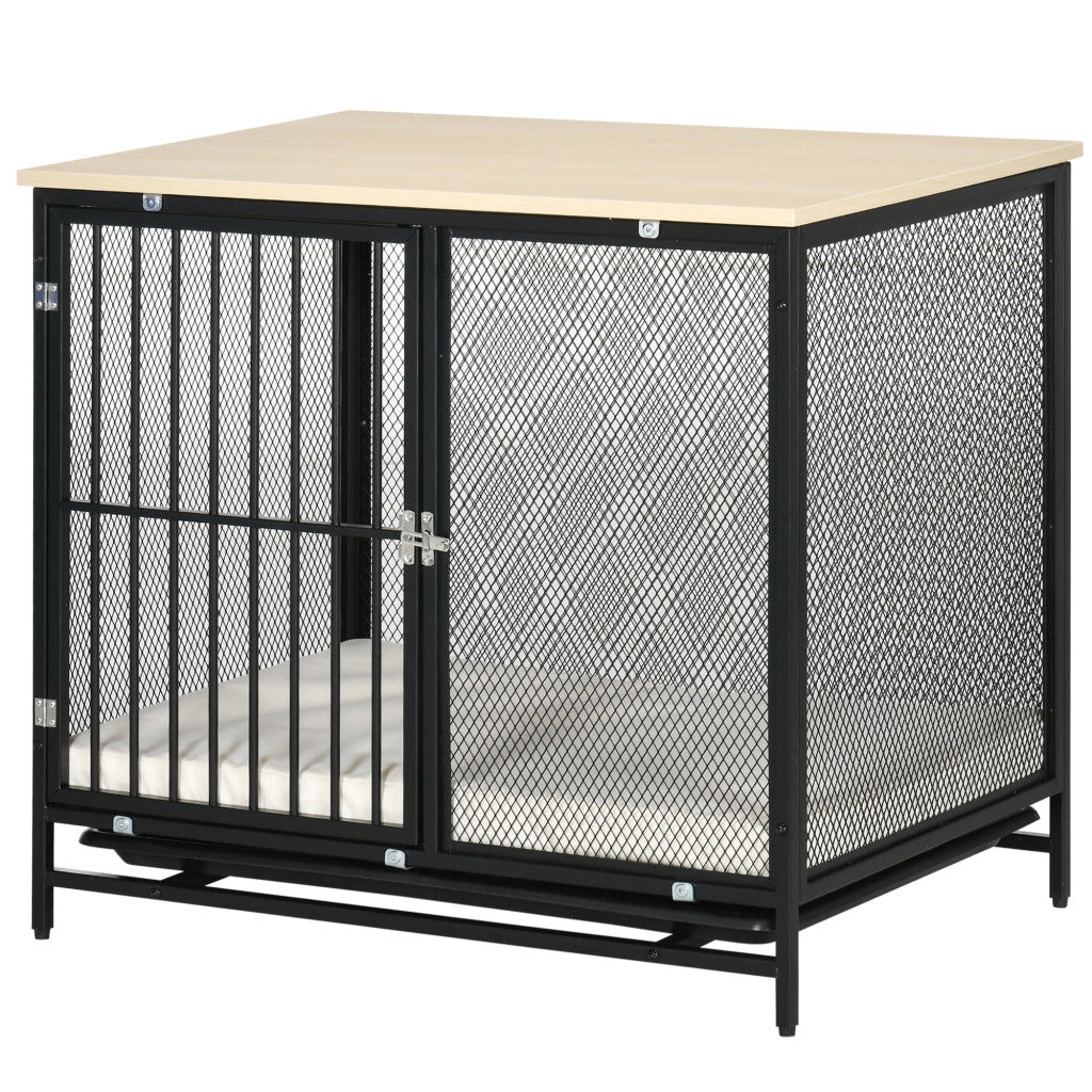 Gabbia per Cani ¨C Zephmum ¨C Nero, 80x55x71 cm