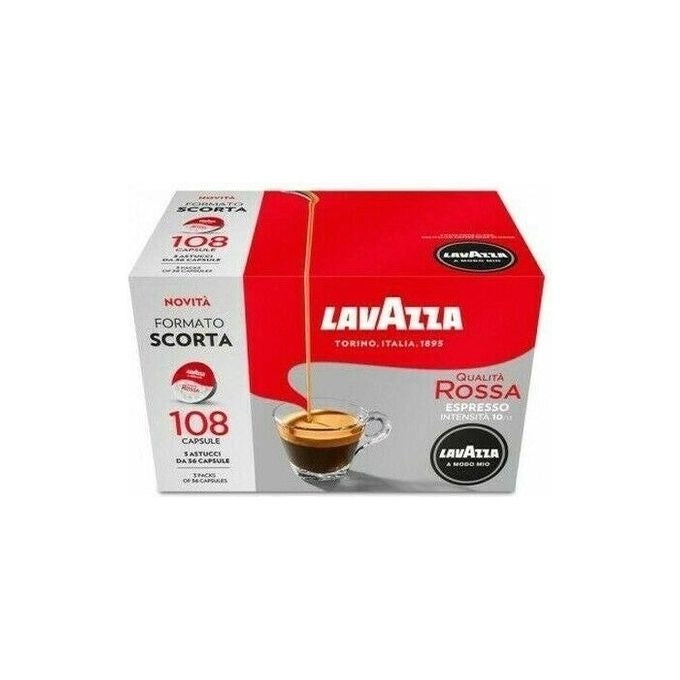 Lavazza A Modo Mio Qualità Rossa, 108 Capsule