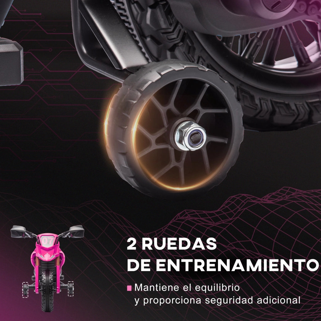 Moto Elettrica Bambini 12V ¨C zephmum ¨C Rosa