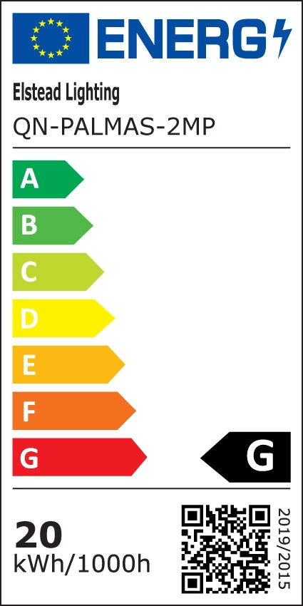 Lampada a sospensione Palmas Quintiesse LED 20W ottone