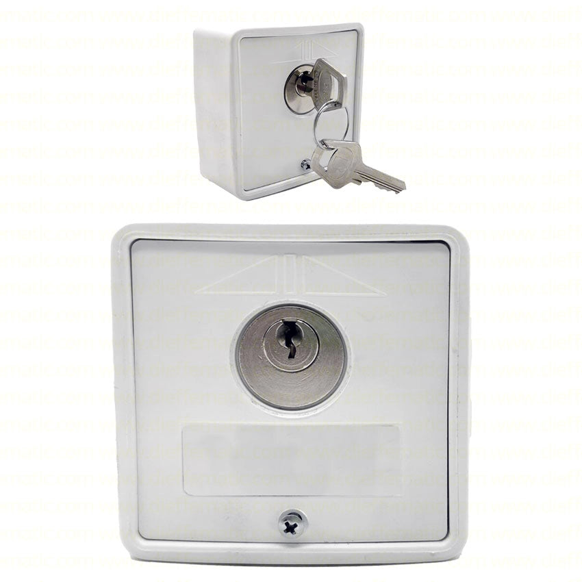 SELETTORE A CHIAVE DA ESTERNO ABS PER TAPPARELLA AUTOMATICA ELETTRICO BIANCO