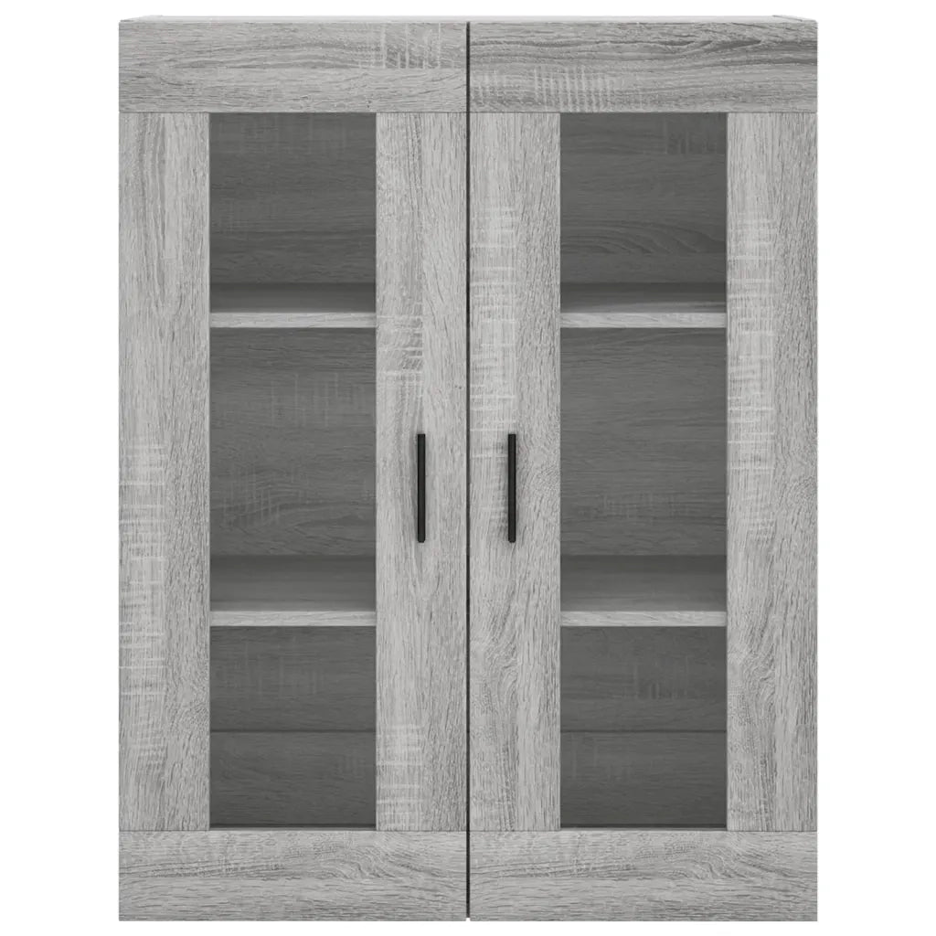Credenza | Madia | Buffet da pranzo | Armadio da pranzo Grigio Sonoma 69,5x34x180 cm in Legno Multistrato