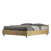 BS COM Letto matrimoniale con rete 160x190 quercia
