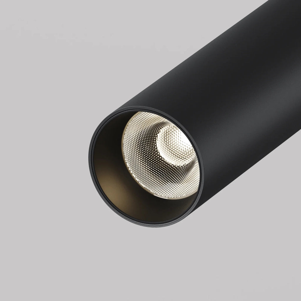 Maytoni Plafoniera moderna Focus T 1 luce LED integrato nera alluminio