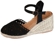Sandali per donna - Stivale - Adattabile - Sandali spessi - Sandali a cinghia - Sandali comodi - Pelle di lino - Sandali estivi