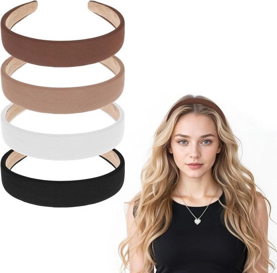 Set di 4 antiscivolo elastici per capelli per donne - capelli in stile per donne e ragazze - abbigliamento da vacanza.
